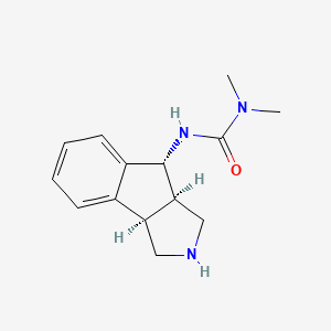 3-((3Ar,8R,8Ar)-1,2,3,3A,8,8A-Hexahydroindeno[2,1-C]Pyrrol-8-Yl)-1,1-Dimethylurea