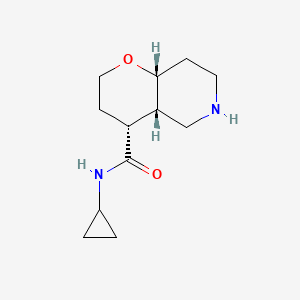 molecular formula C12H20N2O2 B8109605 (4R,4aS,8aR)-N-cyclopropyloctahydro-2H-pyrano[3,2-c]pyridine-4-carboxamide 