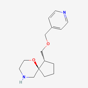 cis-1-((Pyridin-4-ylmethoxy)methyl)-6-oxa-9-azaspiro[4.5]decane