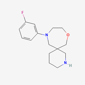 11-(3-Fluorophenyl)-8-oxa-2,11-diazaspiro[5.6]dodecane