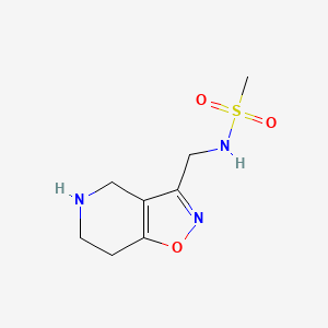 N-((4,5,6,7-Tetrahydroisoxazolo[4,5-c]pyridin-3-yl)methyl)methanesulfonamide