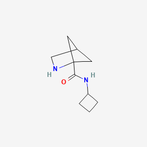molecular formula C10H16N2O B8109732 N-Cyclobutyl-2-azabicyclo[2.1.1]hexane-1-carboxamide 