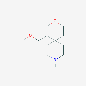 molecular formula C11H21NO2 B8109833 1-(Methoxymethyl)-3-Oxa-9-Azaspiro[5.5]Undecane 