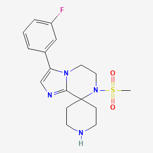 3-(3-Fluorophenyl)-7-(Methylsulfonyl)-6,7-Dihydro-5H-Spiro[Imidazo[1,2-A]Pyrazine-8,4'-Piperidine]