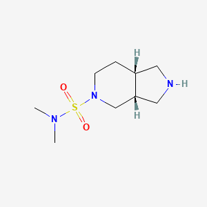 rel-(3aR,7aS)-N,N-dimethylhexahydro-1H-pyrrolo[3,4-c]pyridine-5(6H)-sulfonamide