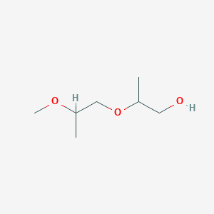 molecular formula C7H16O3<br>H3COC3H6OC3H6OH<br>C7H16O3 B081100 Dipropylene glycol methyl ether CAS No. 13588-28-8