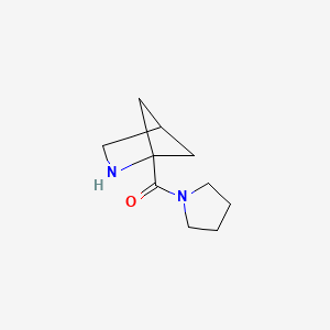 molecular formula C10H16N2O B8110015 1-(Pyrrolidine-1-carbonyl)-2-azabicyclo[2.1.1]hexane 