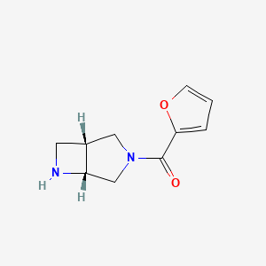molecular formula C10H12N2O2 B8110067 cis-3,6-Diazabicyclo[3.2.0]heptan-3-yl(furan-2-yl)methanone 