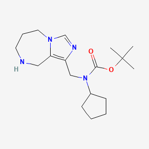 Tert-Butyl Cyclopentyl((6,7,8,9-Tetrahydro-5H-Imidazo[1,5-A][1,4]Diazepin-1-Yl)Methyl)Carbamate