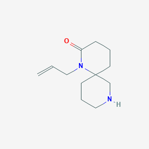 molecular formula C12H20N2O B8110133 1-Allyl-1,8-Diazaspiro[5.5]Undecan-2-One 