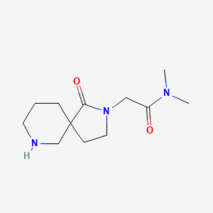 molecular formula C12H21N3O2 B8110152 N,N-Dimethyl-2-(1-oxo-2,7-diazaspiro[4.5]decan-2-yl)acetamide 