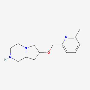 molecular formula C14H21N3O B8110160 7-((6-Methylpyridin-2-Yl)Methoxy)Octahydropyrrolo[1,2-A]Pyrazine 
