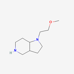 molecular formula C10H20N2O B8110303 1-(2-Methoxyethyl)octahydro-1H-pyrrolo[3,2-c]pyridine 