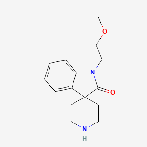 1-(2-Methoxyethyl)spiro[indoline-3,4'-piperidin]-2-one