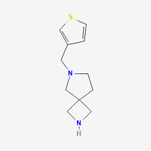 6-(Thiophen-3-ylmethyl)-2,6-diazaspiro[3.4]octane