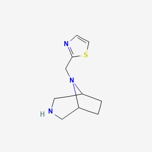 2-(3,8-Diazabicyclo[3.2.1]octan-8-ylmethyl)thiazole