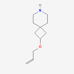 molecular formula C11H19NO B8110512 2-(Allyloxy)-7-azaspiro[3.5]nonane 