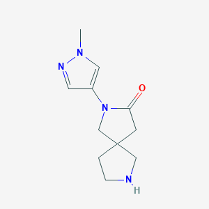 2-(1-Methyl-1H-pyrazol-4-yl)-2,7-diazaspiro[4.4]nonan-3-one