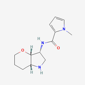 molecular formula C13H19N3O2 B8110661 Rel-1-Methyl-N-((3R,3As,7Ar)-Octahydropyrano[3,2-B]Pyrrol-3-Yl)-1H-Pyrrole-2-Carboxamide 