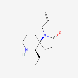 molecular formula C13H22N2O B8110668 (5S,6R)-1-allyl-6-ethyl-1,7-diazaspiro[4.5]decan-2-one 