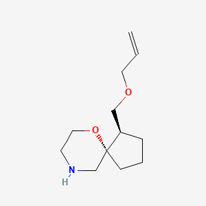 molecular formula C12H21NO2 B8110721 (1R,5S)-1-((Allyloxy)methyl)-6-oxa-9-azaspiro[4.5]decane 