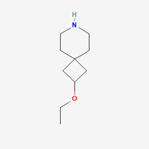 molecular formula C10H19NO B8110734 2-Ethoxy-7-azaspiro[3.5]nonane 