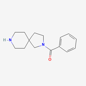 molecular formula C15H20N2O B8110762 2,8-Diazaspiro[4.5]decan-2-yl(phenyl)methanone 