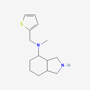 molecular formula C14H22N2S B8110775 N-Methyl-N-(thiophen-2-ylmethyl)octahydro-1H-isoindol-4-amine 