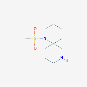 molecular formula C10H20N2O2S B8110801 1-(Methylsulfonyl)-1,8-diazaspiro[5.5]undecane 