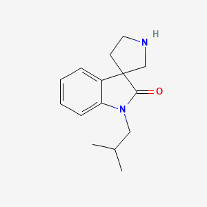 molecular formula C15H20N2O B8110816 1-Isobutylspiro[indoline-3,3'-pyrrolidin]-2-one 
