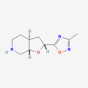 (2R,3aS,7aS)-2-(3-methyl-1,2,4-oxadiazol-5-yl)octahydrofuro[2,3-c]pyridine