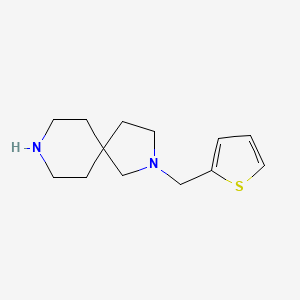molecular formula C13H20N2S B8110896 2-(Thiophen-2-ylmethyl)-2,8-diazaspiro[4.5]decane 