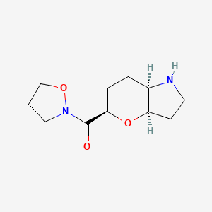 molecular formula C11H18N2O3 B8110961 isoxazolidin-2-yl((3aR,5R,7aR)-octahydropyrano[3,2-b]pyrrol-5-yl)methanone 