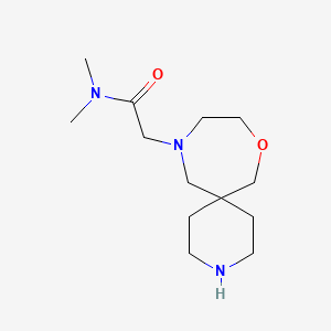 molecular formula C13H25N3O2 B8111031 N,N-Dimethyl-2-(8-oxa-3,11-diazaspiro[5.6]dodecan-11-yl)acetamide 