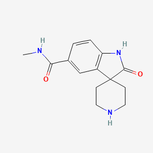molecular formula C14H17N3O2 B8111094 N-Methyl-2-Oxospiro[Indoline-3,4'-Piperidine]-5-Carboxamide 