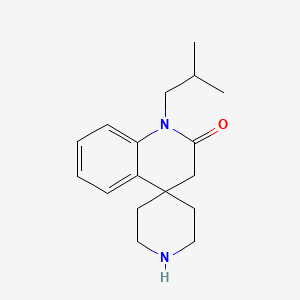 molecular formula C17H24N2O B8111108 1'-Isobutyl-1'H-spiro[piperidine-4,4'-quinolin]-2'(3'H)-one 