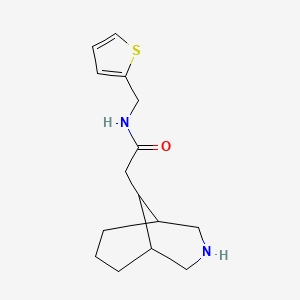 2-(3-azabicyclo[3.3.1]nonan-9-yl)-N-(thiophen-2-ylmethyl)acetamide