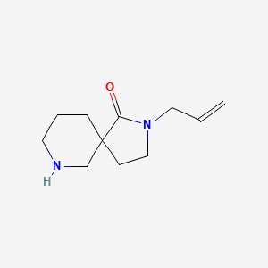 molecular formula C11H18N2O B8111190 2-Allyl-2,7-diazaspiro[4.5]decan-1-one 