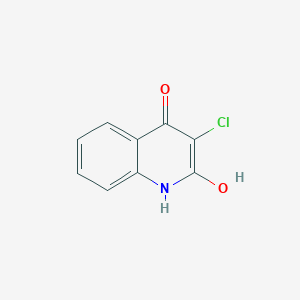 molecular formula C9H6ClNO2 B081112 3-Chloro-4-hydroxy-1H-quinolin-2-one CAS No. 14933-25-6
