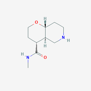 molecular formula C10H18N2O2 B8111200 (4R,4aR,8aR)-N-methyloctahydro-2H-pyrano[3,2-c]pyridine-4-carboxamide 