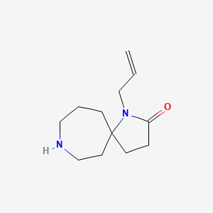 molecular formula C12H20N2O B8111206 1-Allyl-1,8-Diazaspiro[4.6]Undecan-2-One 
