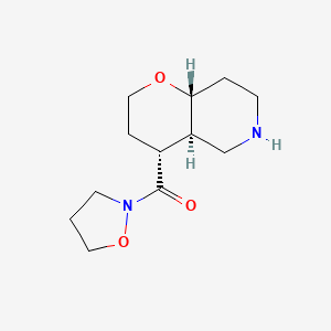 molecular formula C12H20N2O3 B8111208 Rel-Isoxazolidin-2-Yl((4R,4Ar,8Ar)-Octahydro-2H-Pyrano[3,2-C]Pyridin-4-Yl)Methanone 