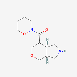 molecular formula C12H20N2O3 B8111313 Rel-Morpholino((3Ar,7R,7Ar)-Octahydropyrano[4,3-C]Pyrrol-7-Yl)Methanone 