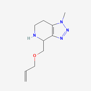 1-Methyl-4-(prop-2-enoxymethyl)-4,5,6,7-tetrahydrotriazolo[4,5-c]pyridine