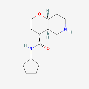 (4R,4aR,8aR)-N-cyclopentyloctahydro-2H-pyrano[3,2-c]pyridine-4-carboxamide