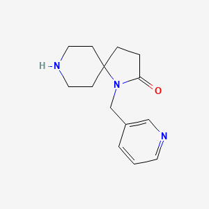 molecular formula C14H19N3O B8111473 1-(Pyridin-3-ylmethyl)-1,8-diazaspiro[4.5]decan-2-one 