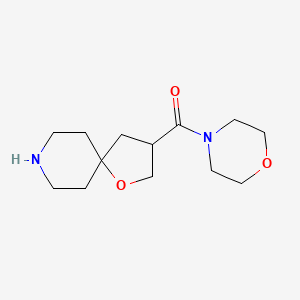 molecular formula C13H22N2O3 B8111475 Morpholino(1-oxa-8-azaspiro[4.5]decan-3-yl)methanone 