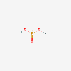 molecular formula CH4O3P+ B081115 甲基氢膦酸 CAS No. 13590-71-1