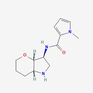 molecular formula C13H19N3O2 B8111637 Rel-1-Methyl-N-((3S,3As,7Ar)-Octahydropyrano[3,2-B]Pyrrol-3-Yl)-1H-Pyrrole-2-Carboxamide 