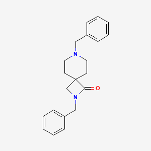 molecular formula C21H24N2O B8111766 2,7-Dibenzyl-2,7-diazaspiro[3.5]nonan-1-one 